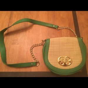 Emma Fox Spring Green New Port Flap Crossbody Bag